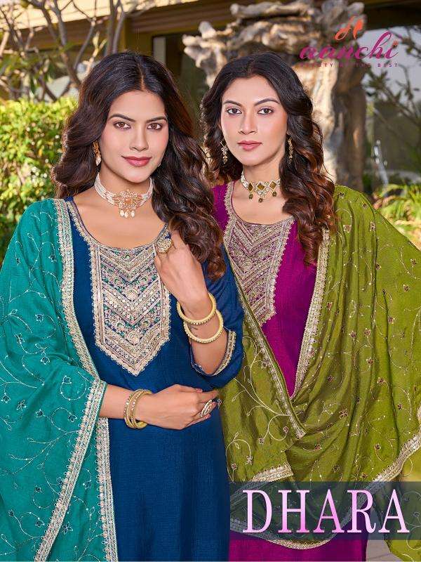 aanchi dhara VICHITRA SILK wholesale salwar kameez in surat 