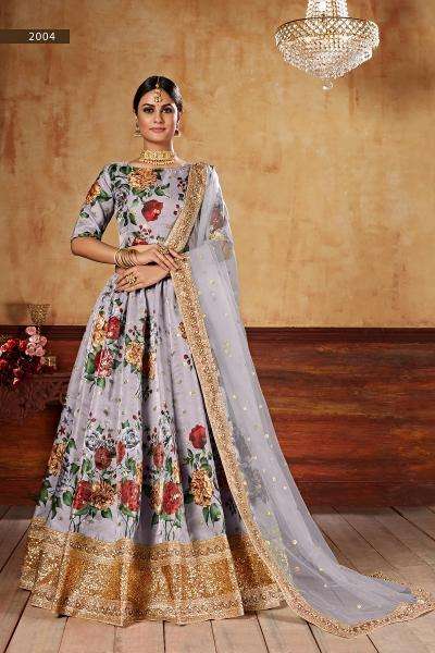 aawiya lishvaa vol 1 series 2004 ART SILK wholesale lehenga in surat 