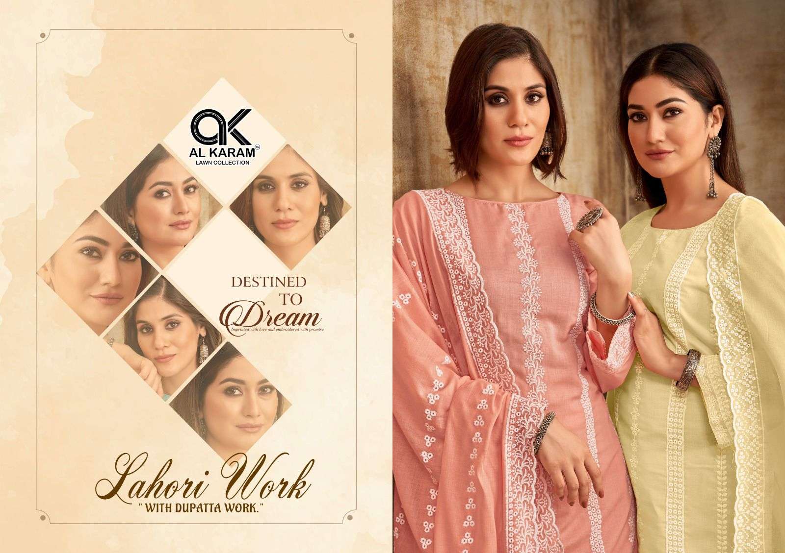 Alkaram Lahori Work Vol-01 series 2001-2004 Pure Cotton wholesale salwar kameez in surat 