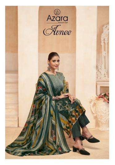 azara avnee series 38001-38004 pure lawn cotton wholesale salwar kameez in surat 