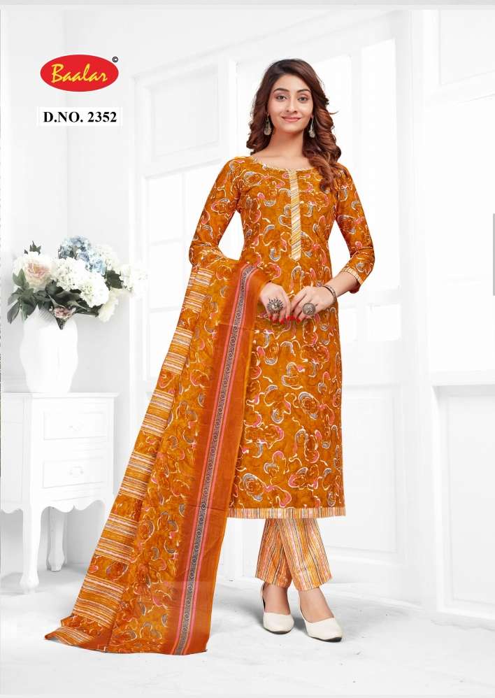 Baalar Zubeda Vol-23 series 2349-2363 Pure Cotton wholesale salwar kameez in surat