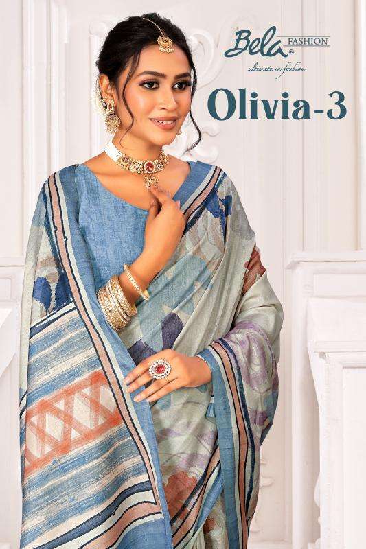 bela olivia vol 3 Manipuri digital print wholesale saree in surat 