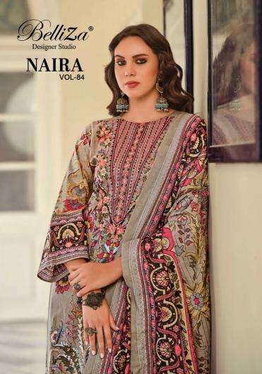 belliza naira vol 84 series 1008001-1008006 Pure Cotton wholesale salwar kameez in surat