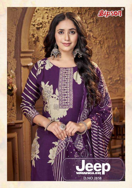 bipson jeep wranglar 2858 Roman Silk wholesale salwar kameez in surat 