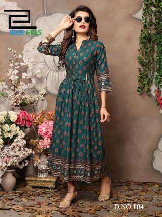 blue hills walkway vol 1 series 101-110 RAYON wholesale kurti in surat