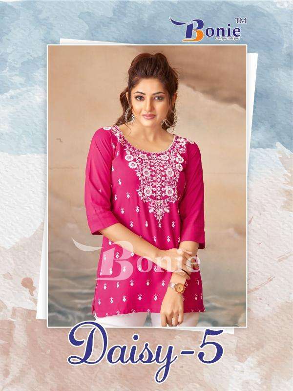 bonie daisy vol 5 series 5001-5008 REYON 14KG wholesale kurti in surat 