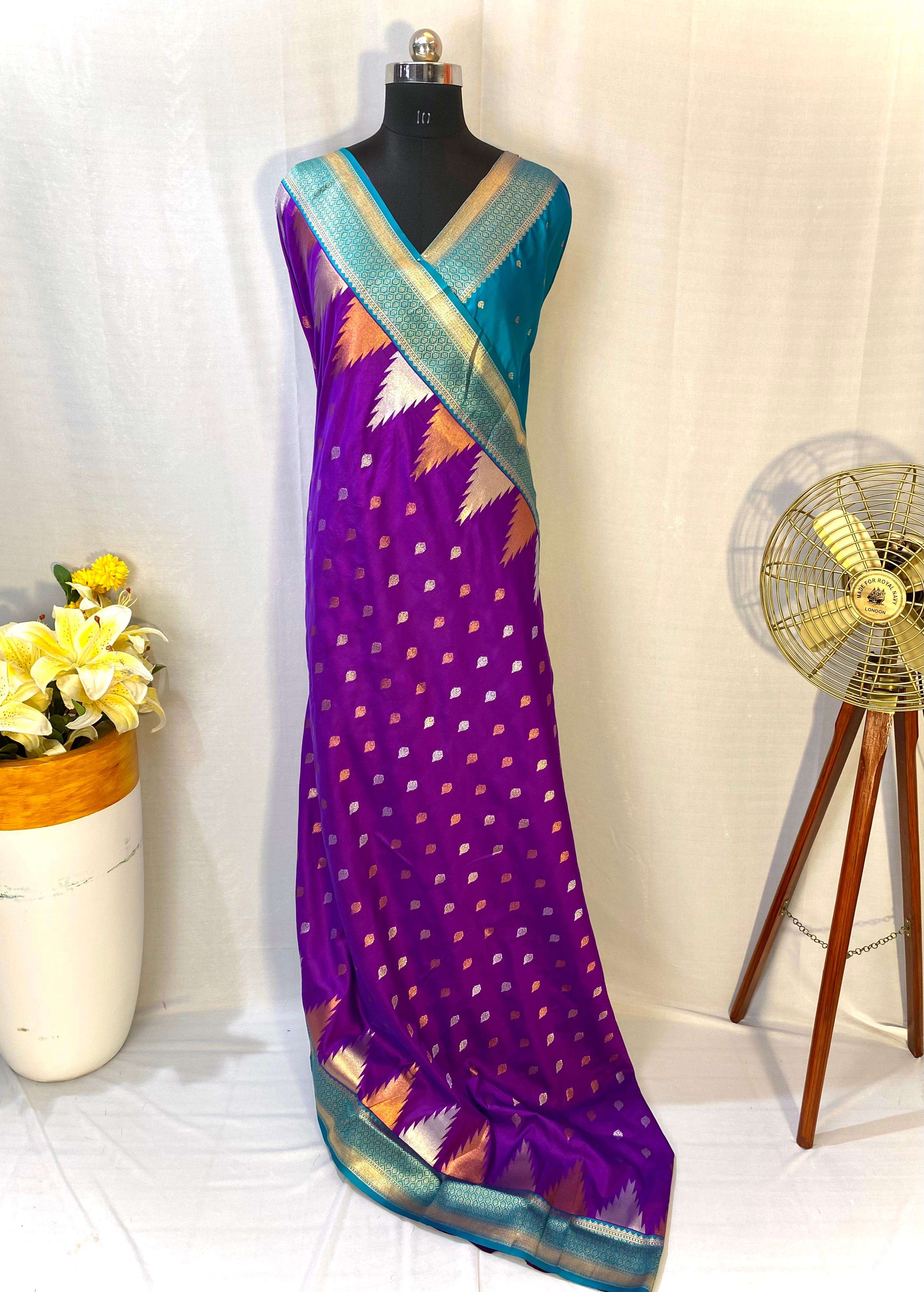 BT-53 Ashmita Semi kanchi silk saree