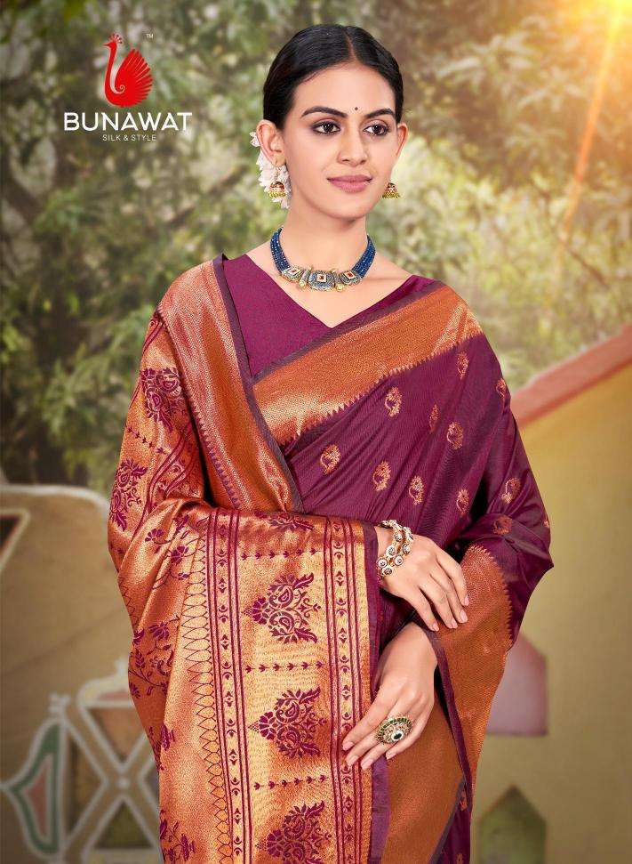 Bunawat Gautami Silk series 1001-1006 Silk wholesale saree in surat 