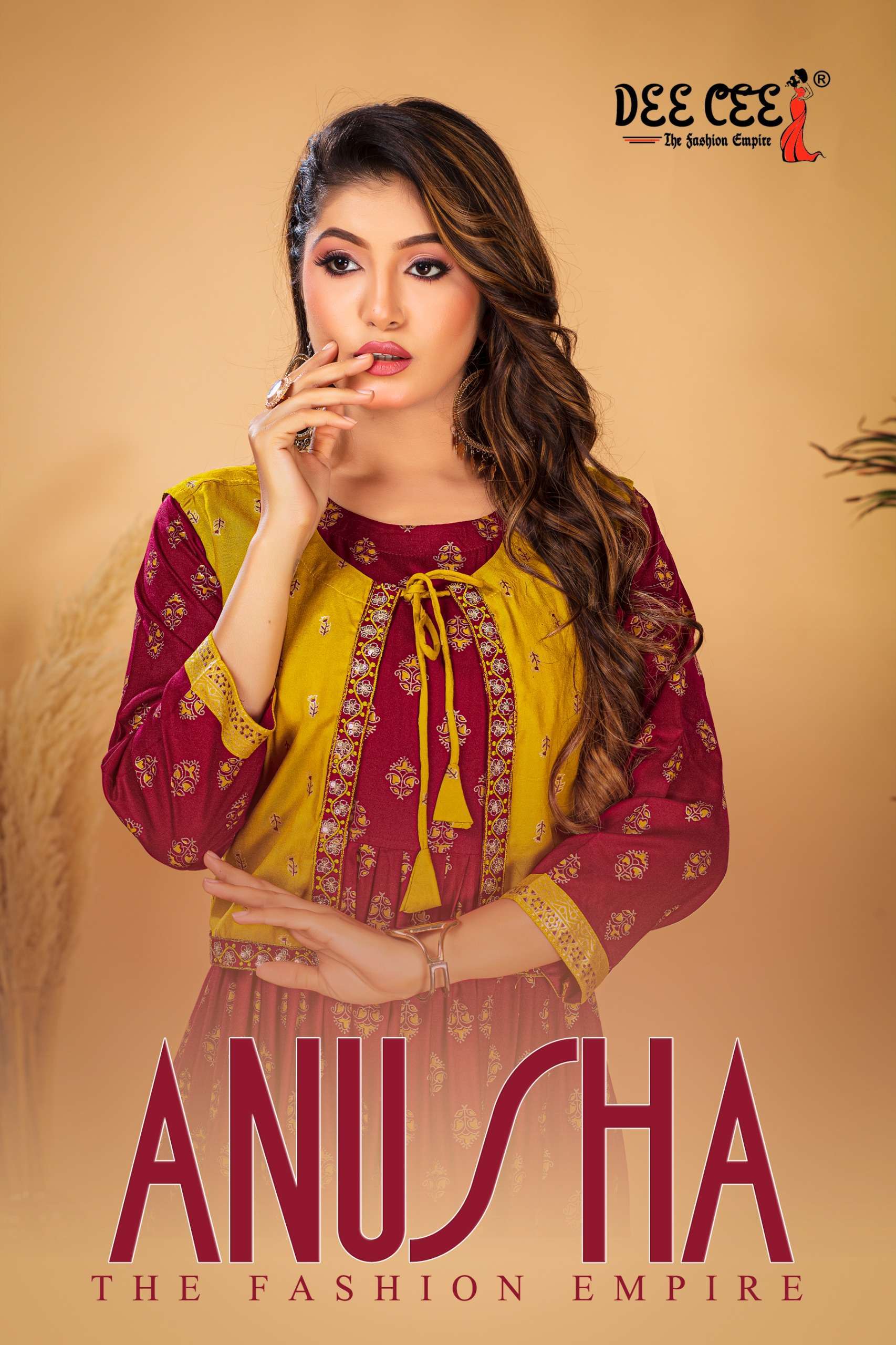 DEECEE ANUSHA series 101-106 rayon wholesale kurti in surat 