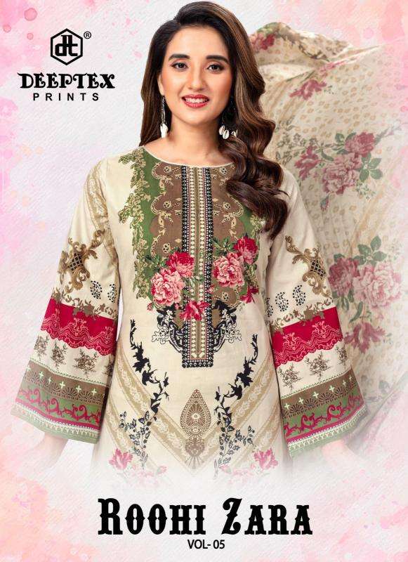 deeptex roohi zara vol 5 series 50001-50008 COTTON LAWN wholesale salwar kameez in surat 