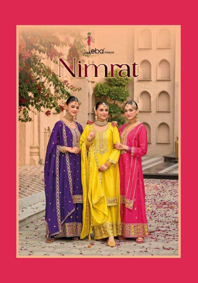 eba lifestyle nimrat series 1778-1780 hevey Chinon wholesale salwar kameez in surat 