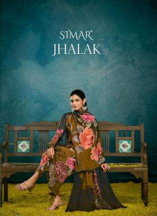 glossy jhalak series 8026 NATURAL CRAPE wholesale salwar kameez in surat