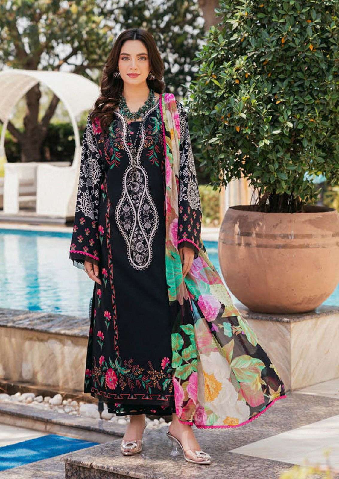 Hala Hezal Luxury Heavy series 3001-3006 Cotton Dress Material Collection