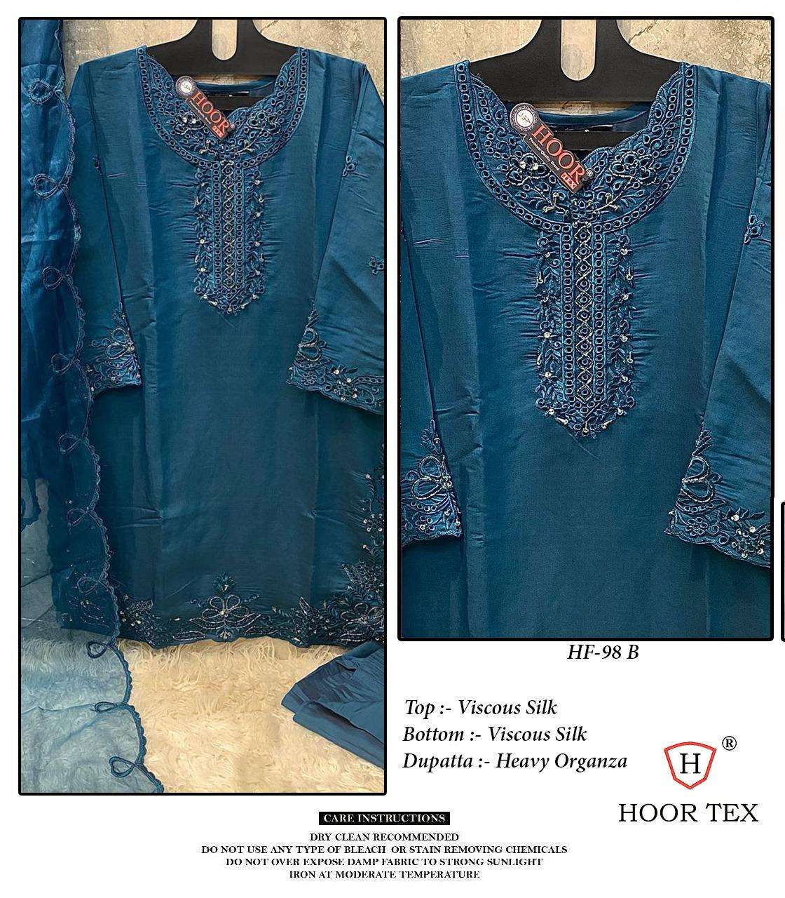 Hoor Tex  HF-98 A To C Viscous Silk wholesale salwar kameez in surat 