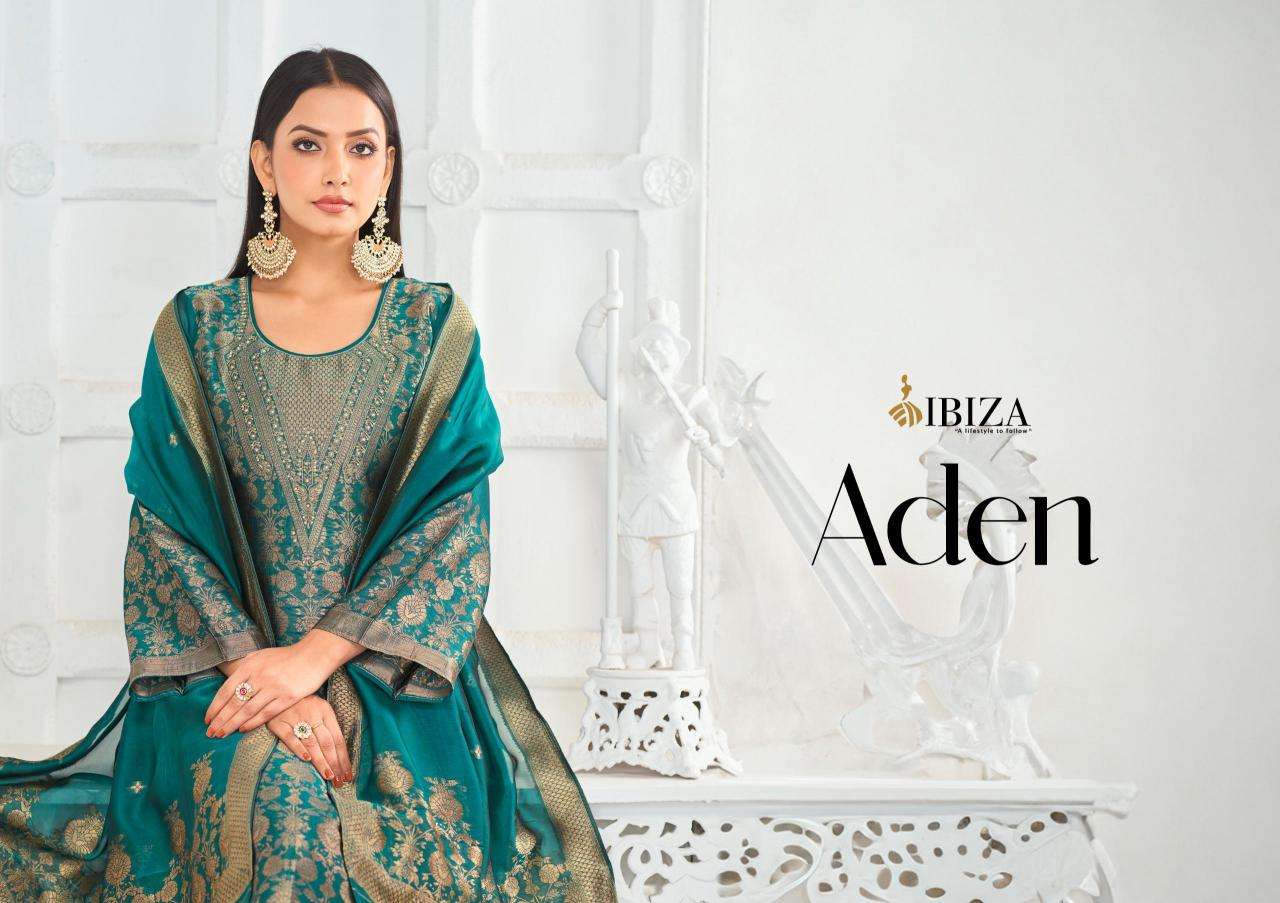 ibiza aden series 1429-1432 banglory silk jacquard wholesale salwar kameez in surat 