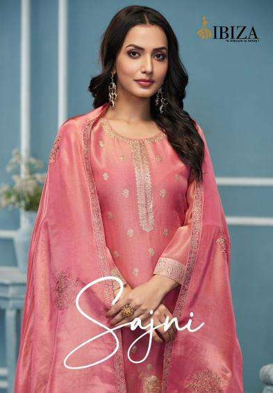 ibiza sajni series 1449-1452 PURE ORGANZA SILK wholesale salwar kameez in surat