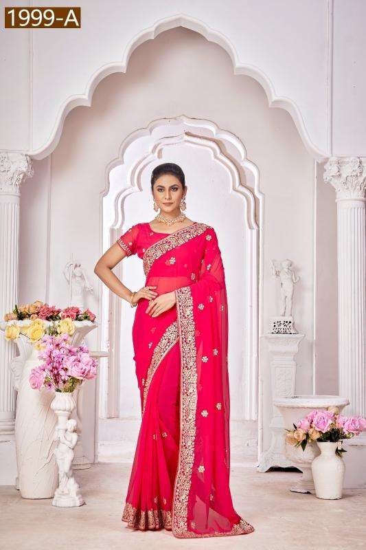 jayshree 1999 georgette wholesale saree in surat 