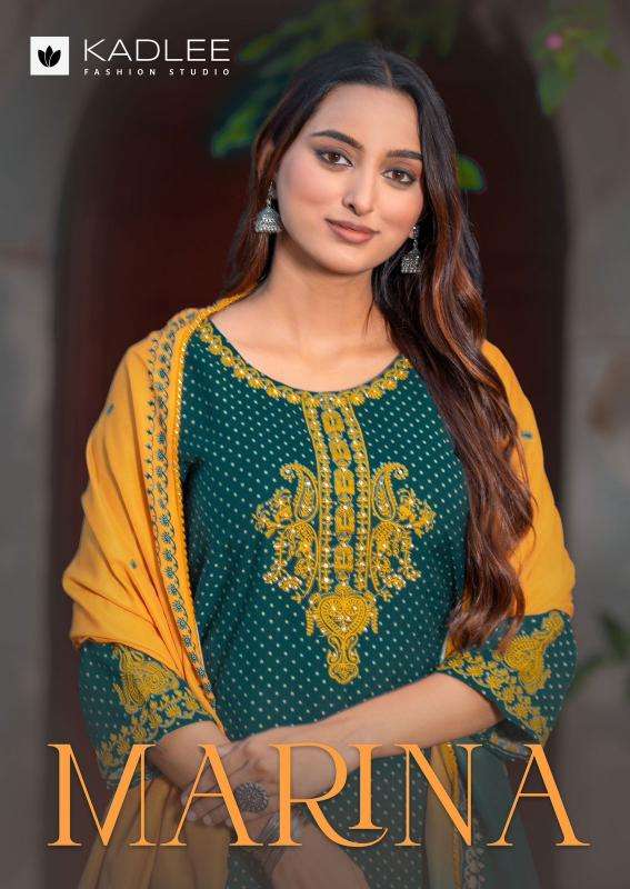 kadlee marina series 4001-4006 Rayon Print wholesale salwar kameez in surat 