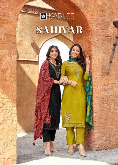 Kadlee Sahiyar Series 2001-2004 Viscose Weaving Readymade Wholesale Salwar Kameez in Surat