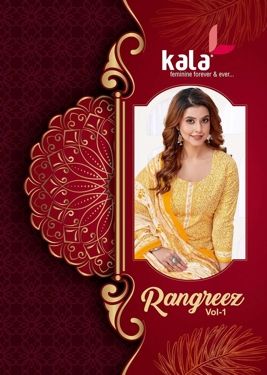 Kala Rangreez Vol-01 series 6901-6912 Pure Cotton wholesale salwar kameez in surat 