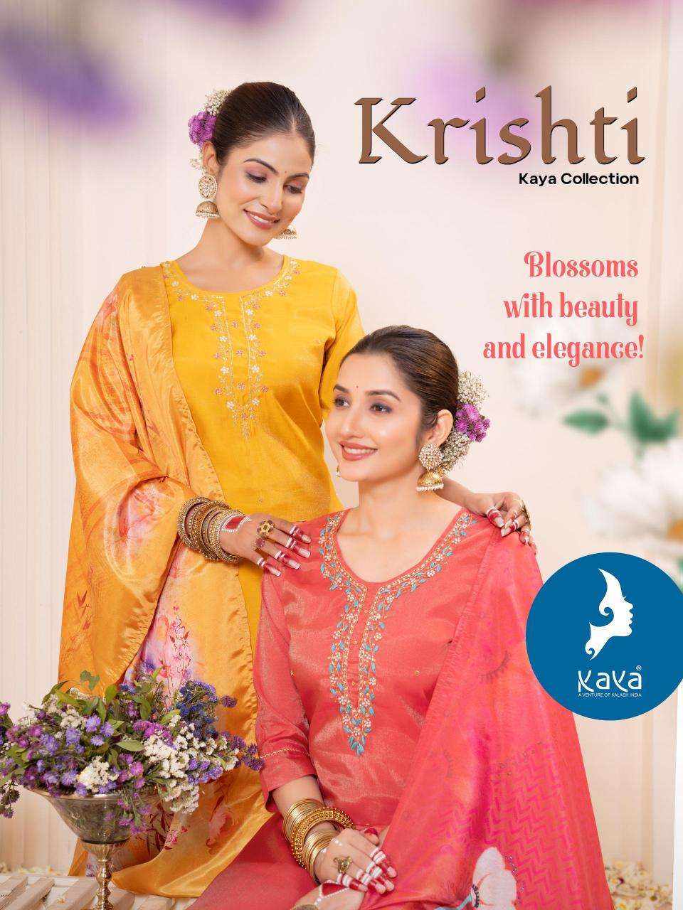 kaya krishti series 01-06 RoMAN SHIMMER wholesale salwar kameez in surat 