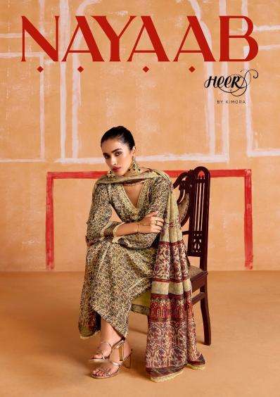 kimora nayaab series 9541-9546 MUSLIN SOFT BANARASI wholesale salwar kameez in surat 