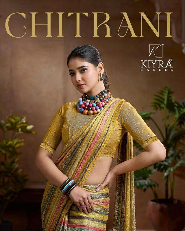 kiyra chitrani vol 3 series 1001-1006 KRIVA CRAPE wholesale saree in surat 