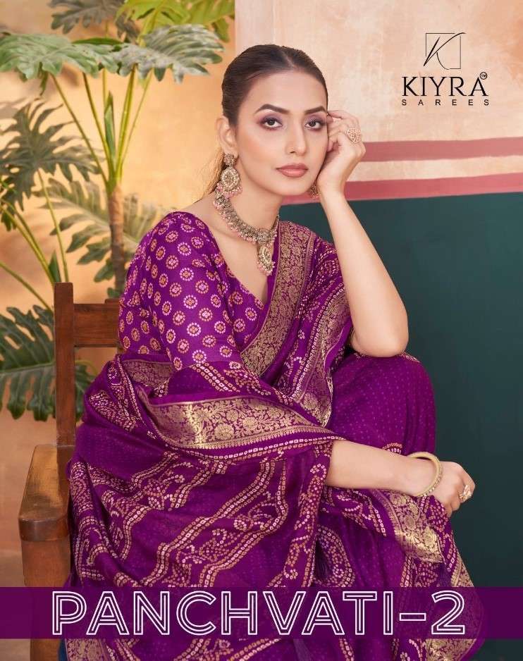 kiyra panchvati vol 2 series 1001-1006 MOSS MELLO wholesale saree in surat 