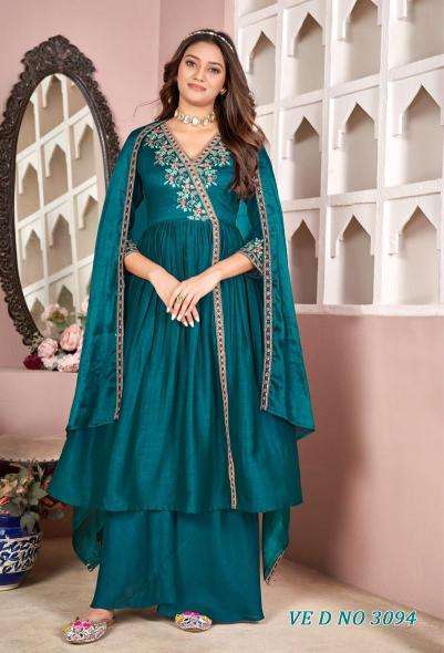 ladies flavour 3163-3165 3094-3096 Vichitra wholesale salwar kameez in surat