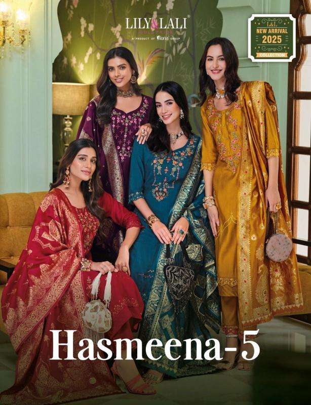 lily & lali hasmeena vol 5 series 24101-24106 Viscouse wholesale salwar kameez in surat 