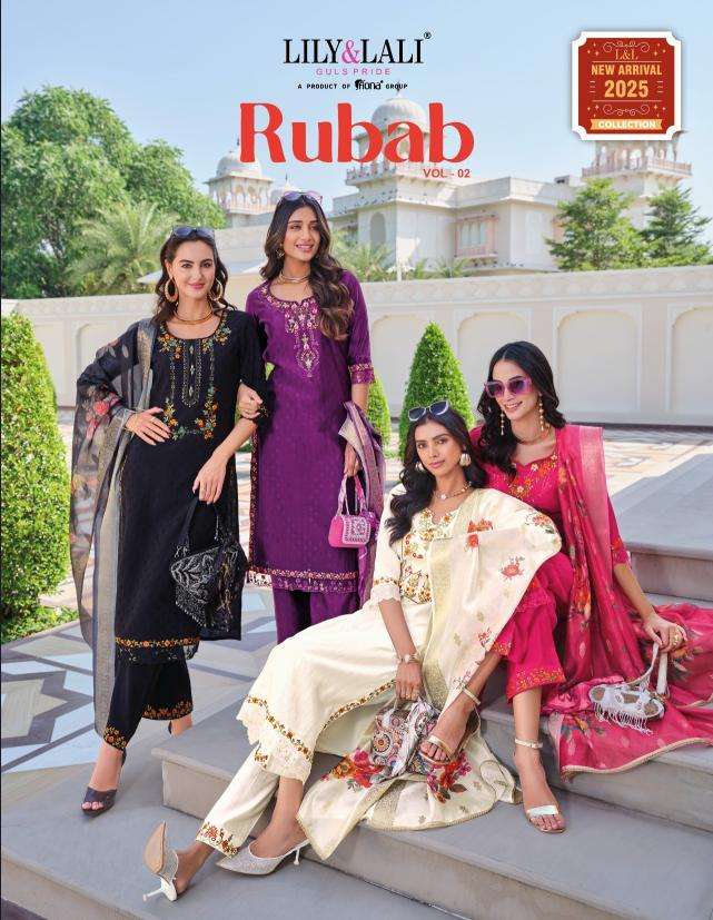 lily & lali rubab vol 2 series 24201-24206 SILK wholesale salwar kameez in surat 