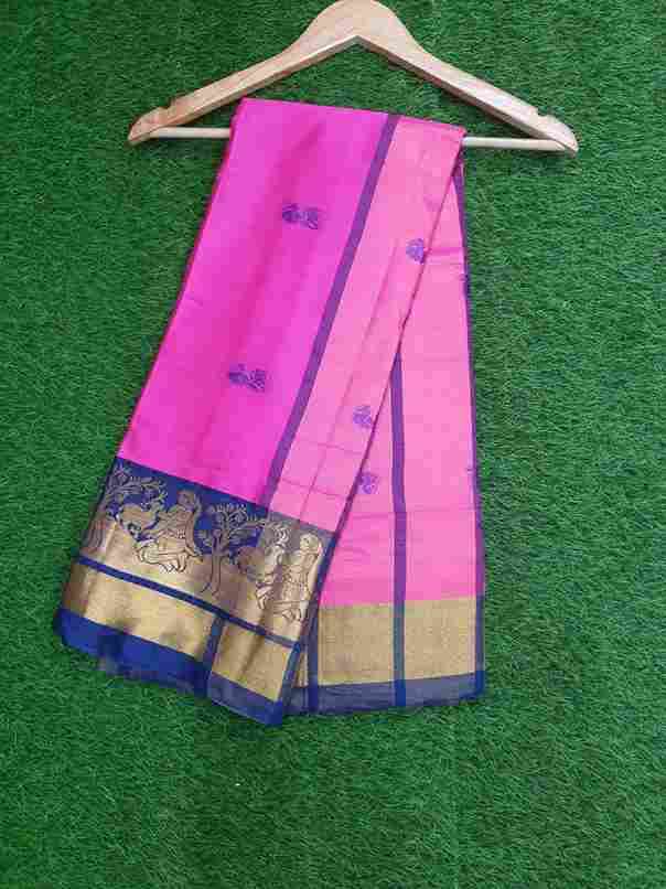 Mahilamood Jivitha-09 Cotton Silk with Pallu and Blouse Piece Wholesale Saree in Surat