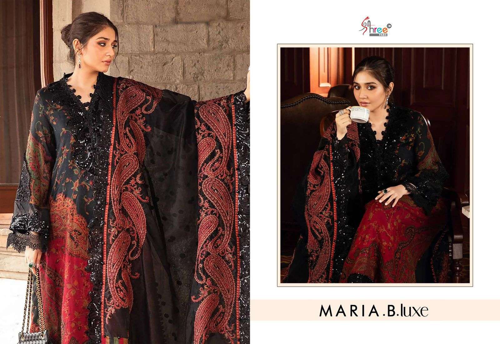 Mariya b luxe hit 8031 pure cotton salwar kameez in surat 