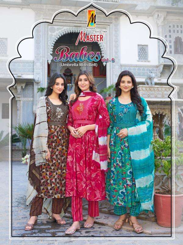 master babes vol 6 series 601-608 CAPSULE PRINT wholesale salwar kameez in surat