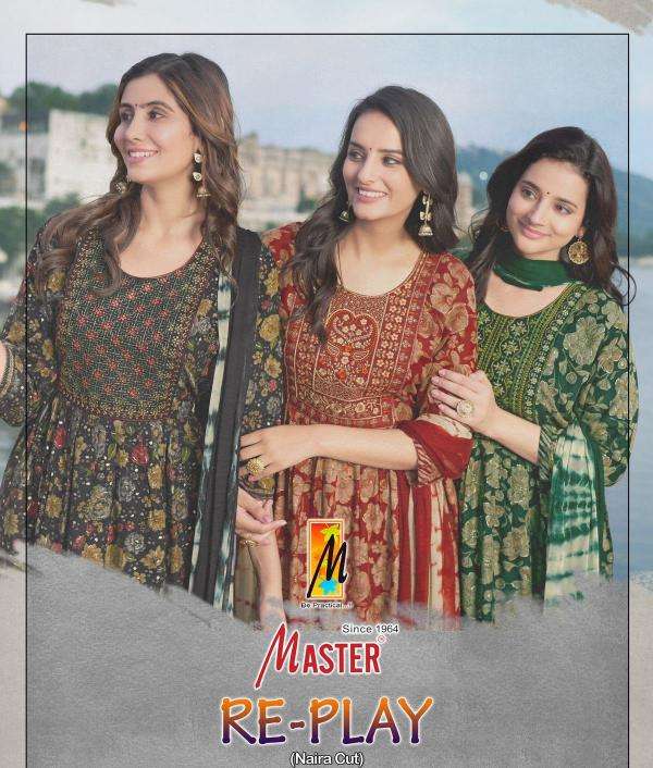 master re play series 101-108 CAPSULE PRINT wholesale salwar kameez in surat