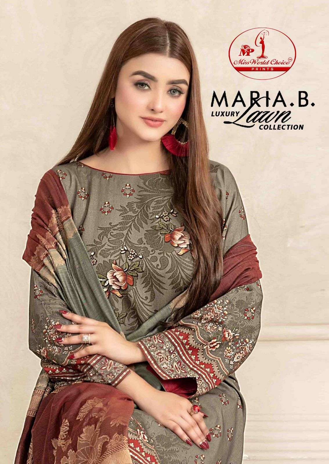 Miss World Maria.B Vol-01 series 1001-1006 Heavy Lawn Cotton wholesale salwar kameez in surat 