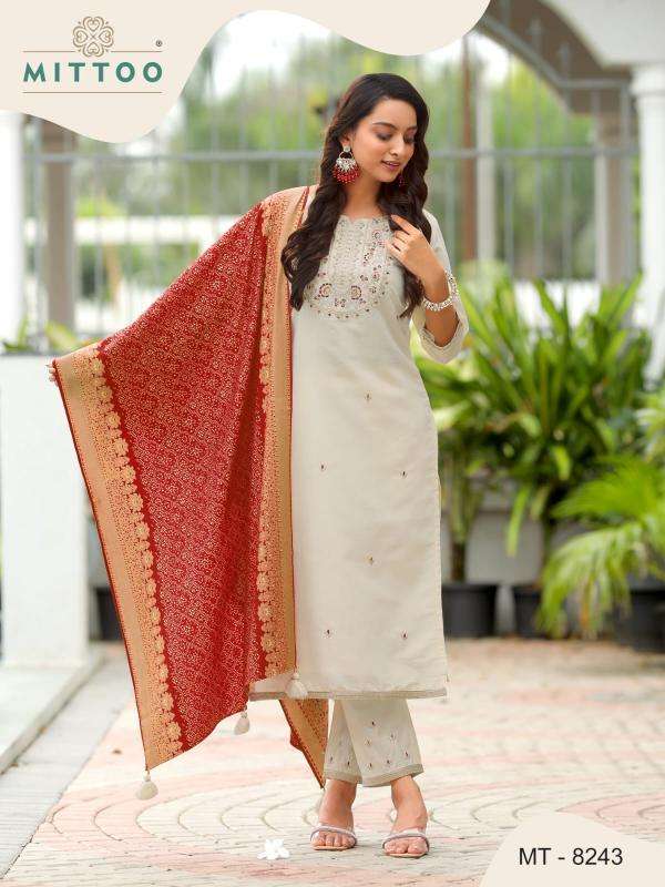 mittoo 8243 soft simmer wholesale salwar kameez in surat