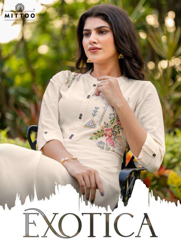 mittoo exotica vol 1 series 2001-2006 Heavy Rayon wholesale kurti in surat 