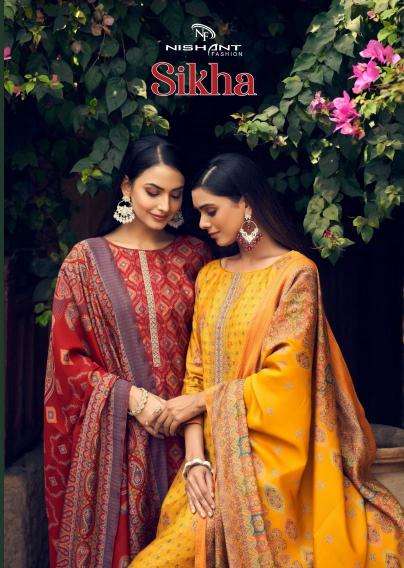 nishant fashion sikha series 94001-94008 modal silk wholesale salwar kameez in surat 