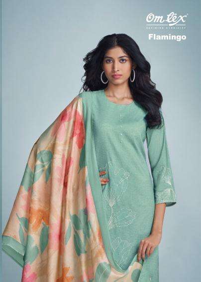 omtex flamingo lawn cotton wholesale salwar kameez in surat 