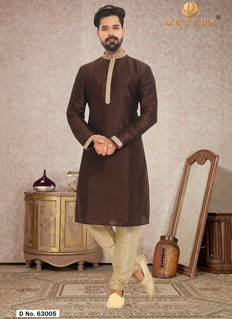 Outluk Vol 63 Traditional Wear Wholesale Kurta Pajama Mens Collection