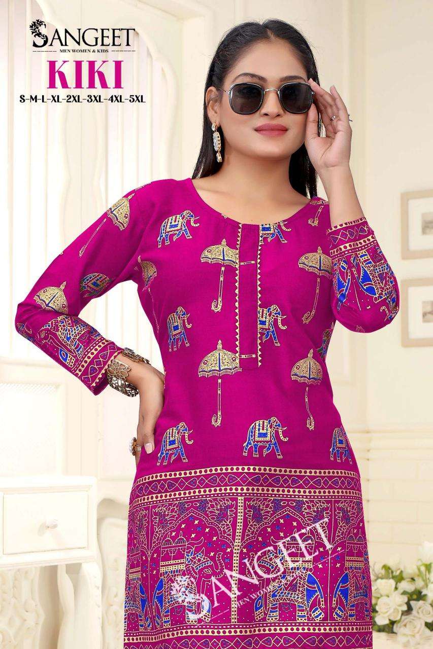 pr kiki budget item readymade big size casual short kurti online