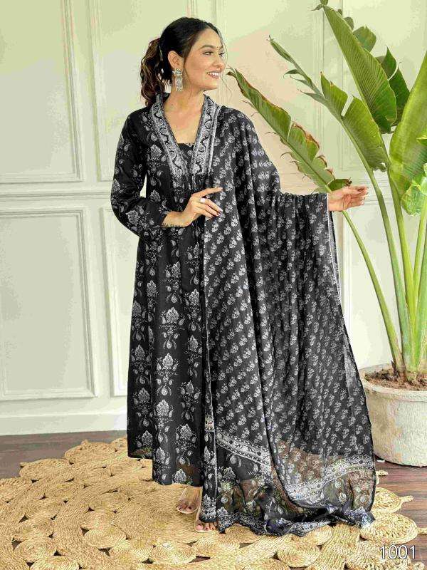 pr rashmika cotton printed readymade classic kurti with dupatta for womens