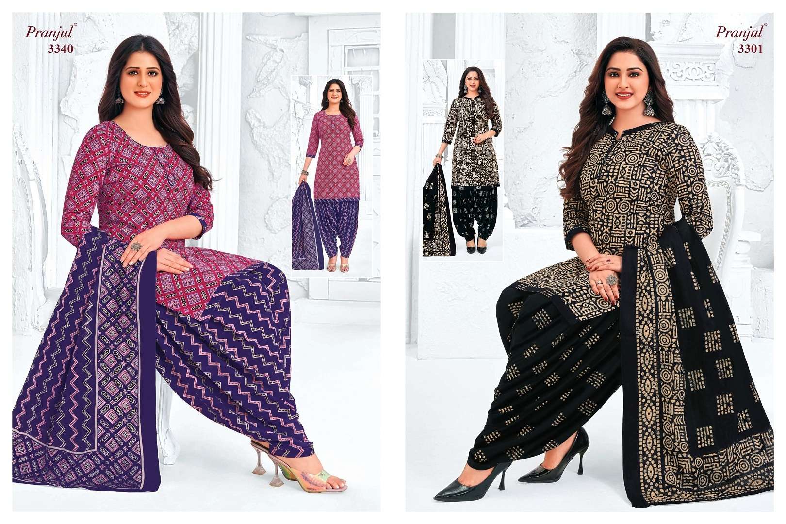 Pranjul Priyanshi Vol-33 Pure Cotton Printed wholesale salwar kameez in surat 