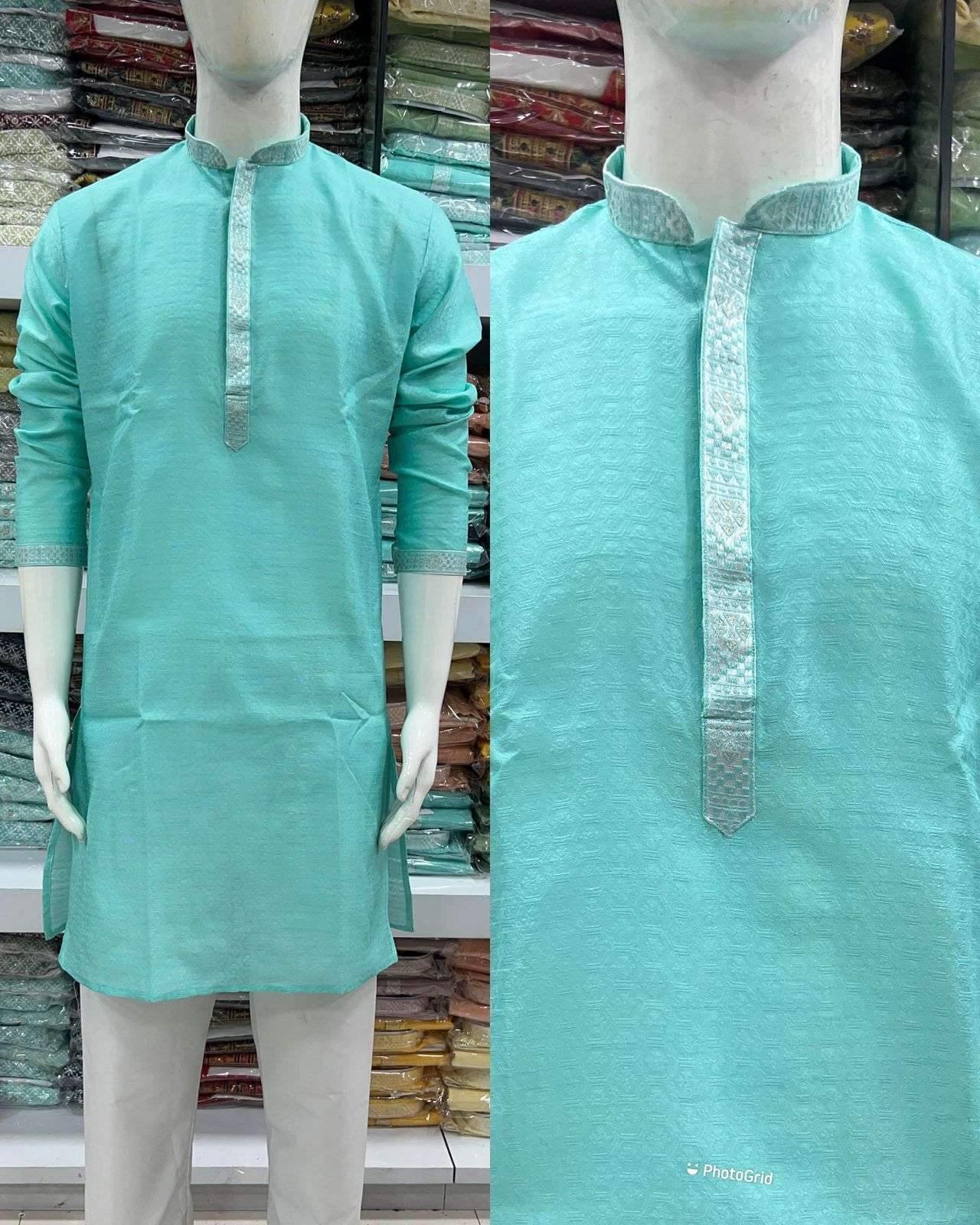 Raj tilak 5.0 Heavy Jequard Silk Premium Mens Kurta