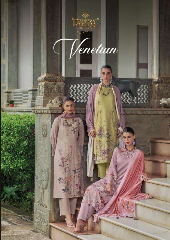 rang fashion venetian vol 2 series 101-104 viscose muslin wholesale salwar kameez in surat 