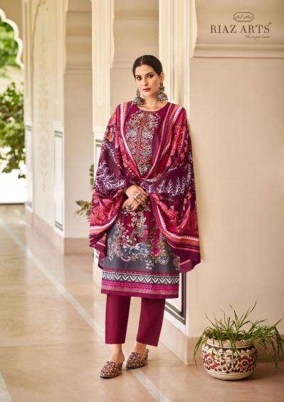 riaz arts mohabbat series 21001-21008 karachi lawn wholesale salwar kameez in surat