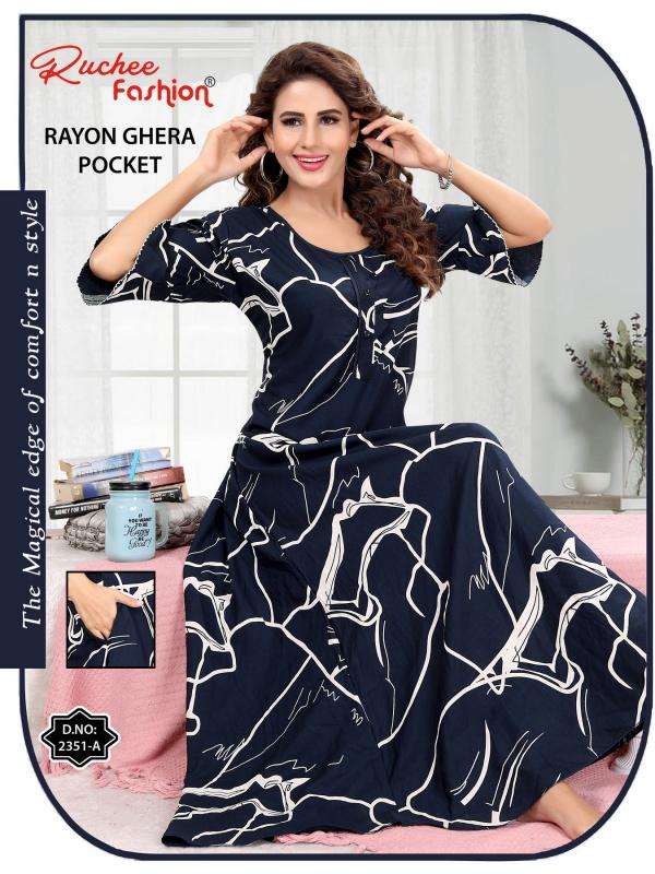 ruchee fashion rayon ghera shop trendy nighty online at affordable prices