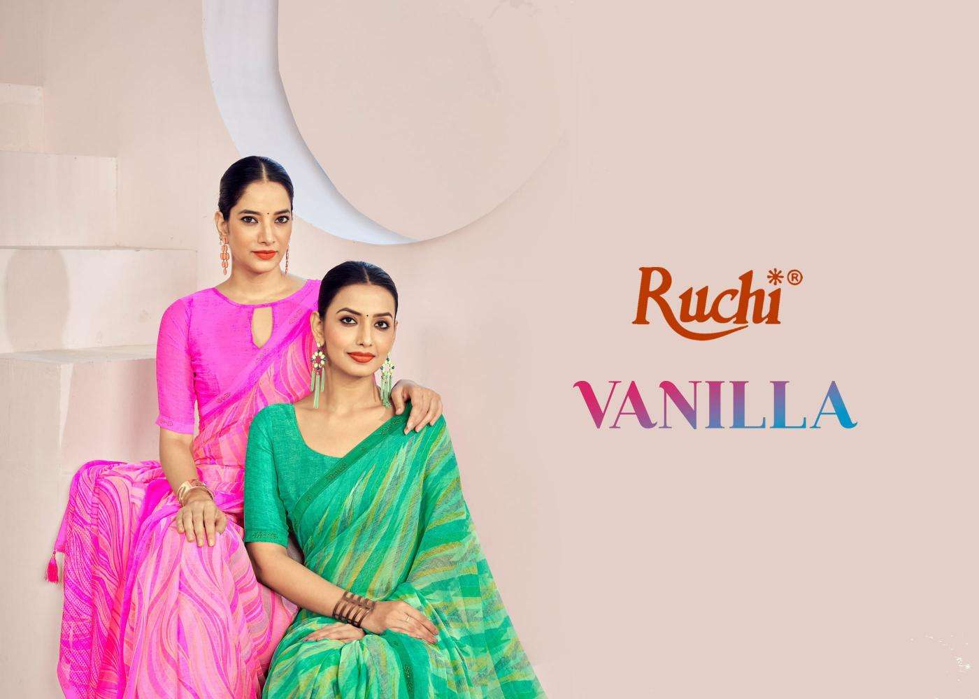 ruchi vanilla vol 12 chiffon wholesale saree in surat 