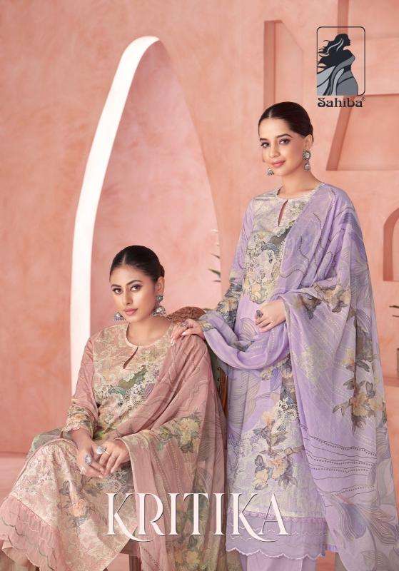 sahiba kritika PURE COTTON LAWN DIGITAL PRINT wholesale salwar kameez in surat 